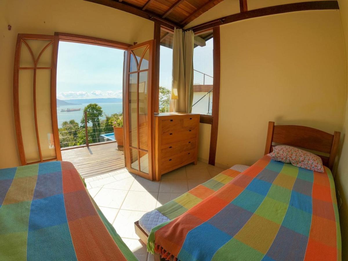 Casa piscina, vista para o mar e espaço gourmet/churrasqueira Ilhabela Exterior foto